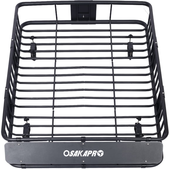 Rooftop Cargo Carrier Basket Motoring Roof Rack,Top Mount Roof Rack Universal Roof Rack Basket, Expandable Cargo Carrier, Car Top Luggage Storage Holder(64" x 39")