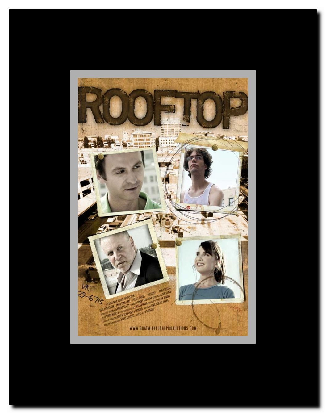 Rooftop Framed Movie Poster
