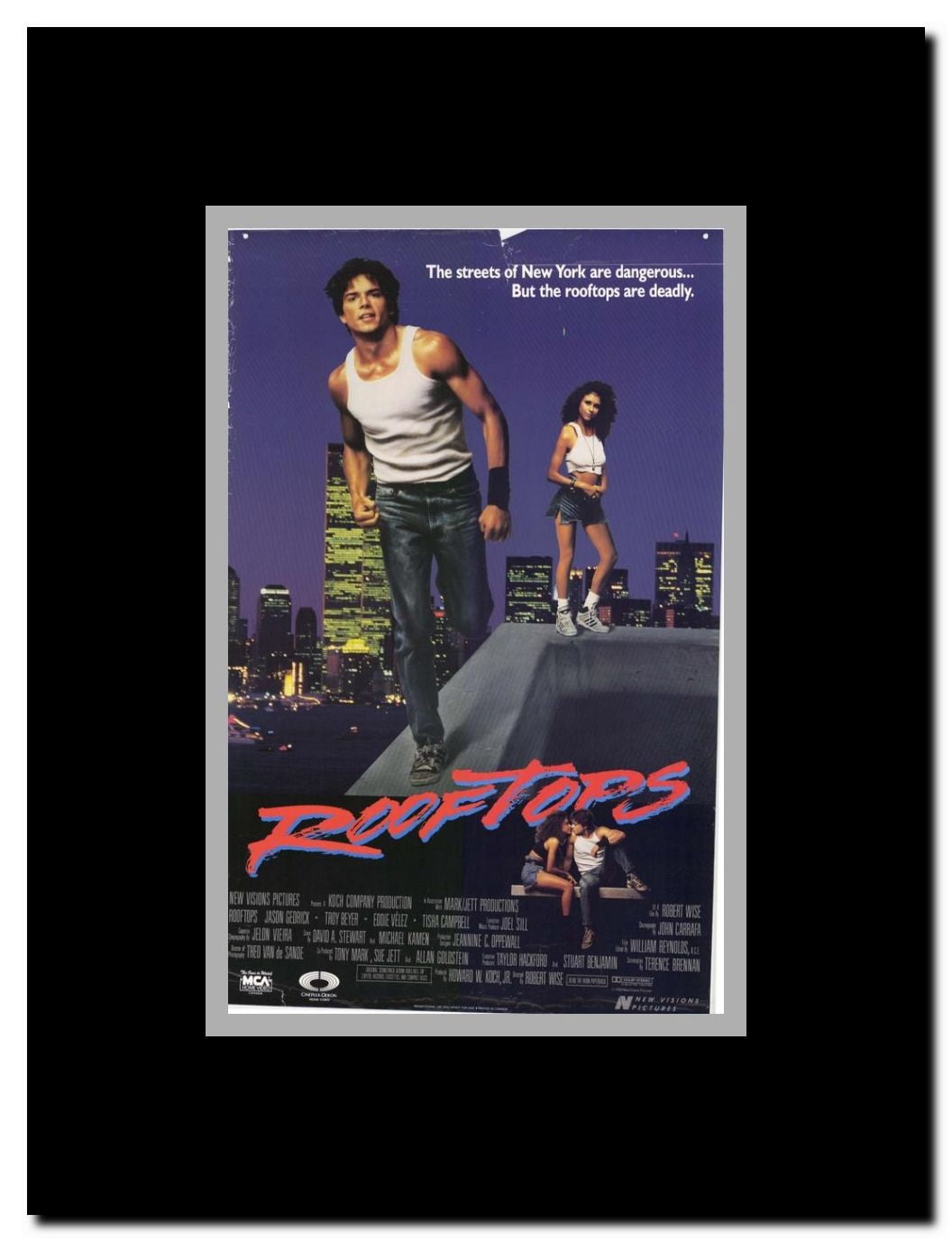 Rooftops Framed Movie Poster