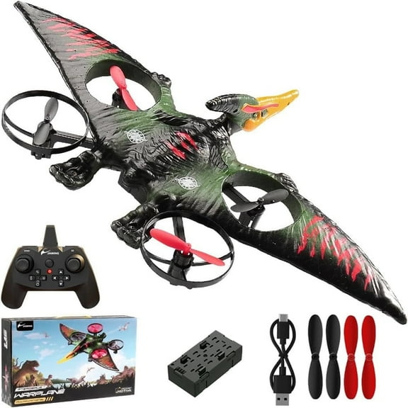 Roofworld Dragon RC Airplane, L0713, 2.4G 6-Axis Gyro, EPP Foam, Green