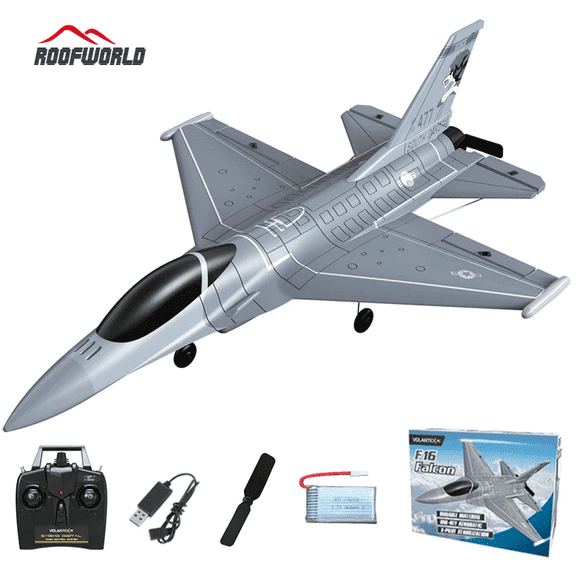 VOLANTEX F16 Falco Remote Control Aircraft Aerobatic 4CH RC Plane 2.4G 6-Axis Fixed Wing Fighter