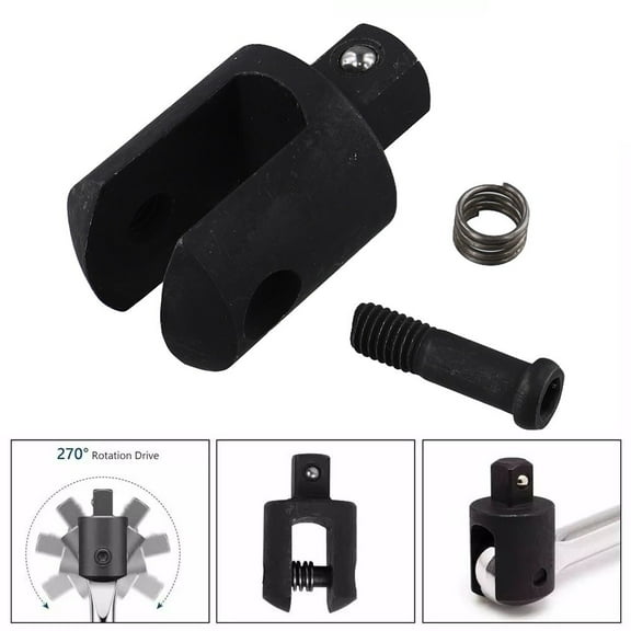 Rooha 1/2 Inch Replacement \Knuckle \Breaker \Bar \Head \Kit Strong Power Bar Head 1/2F Rod Socket Wrench F-Type Strong Lever