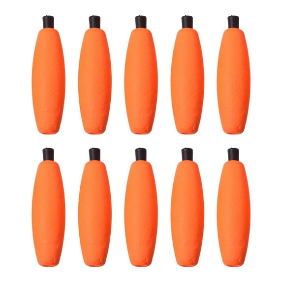 Rooha 10Pcs/Set Peg Floats Catfish Fishing Bobbers Foam Rig Float Crappie Trout High-Density Ffishing Corks Bobbers For Santee Rig