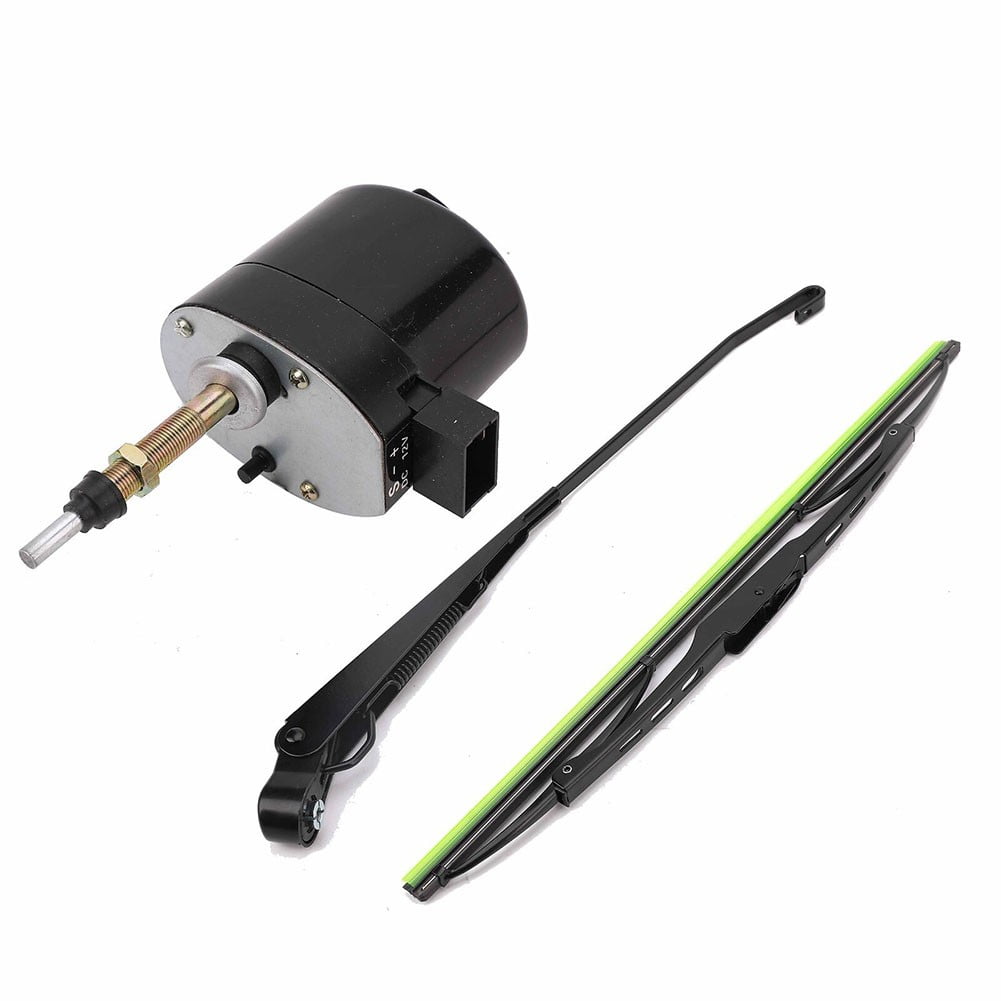 Rooha 12V Universal WindsHield Wiper Motor 105掳 Blade Wiper For Tractor