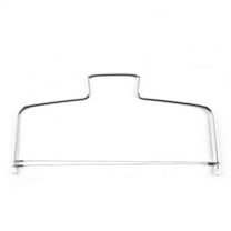 Rooha 1Pc Cake Cutter Leveler Professional Cake Cutter Adjustable Double Cutting Wire Leveller Stainless Steel 34X17Cm