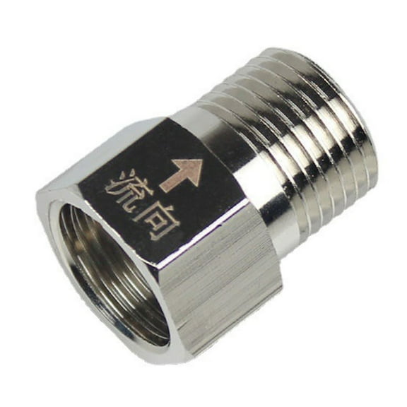 1Pcs 1/2" Female Male Thread Brass One-Way Non-Return Check Valve For Water Tank Water Heater Toilet