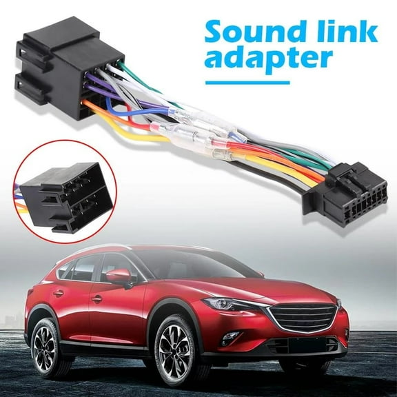 Rooha 1X Car Stereo Wiring Harness Connectors Multimedia Iso Wiring Harness Connector For Pioneer 2003-On Car Cables Adapters Sockets