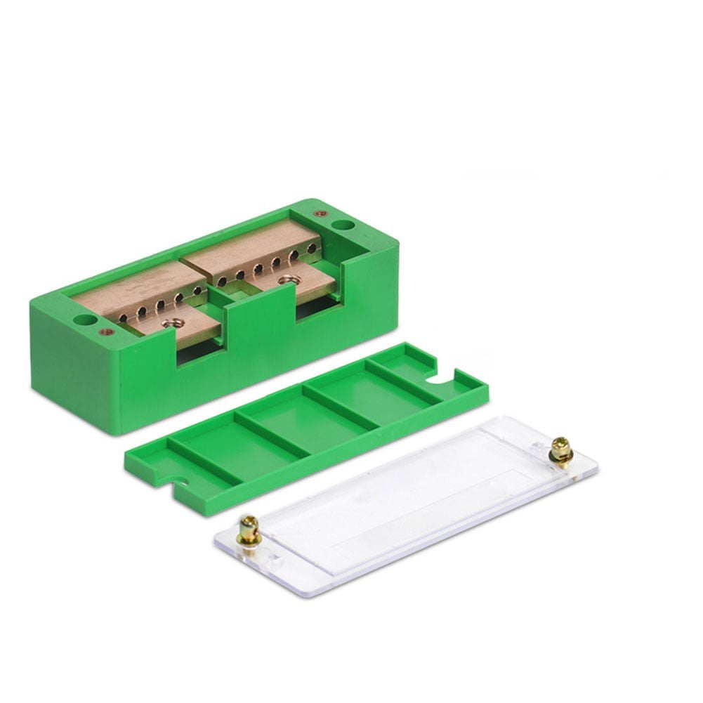 Rooha 2 In 12 Out Plastic Enclosure Terminal Block Electronic Box Wire Junction Box