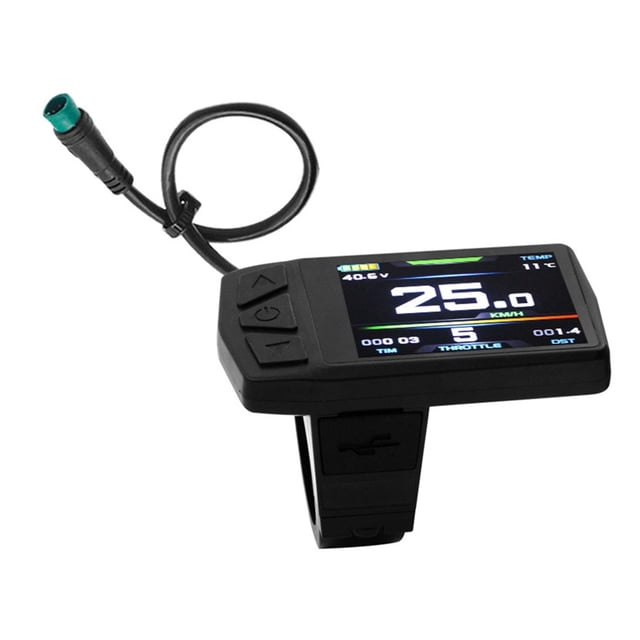 E-City Bike Electric Bikes Universal E-Bike LCD Display - 24V/36V/48V  Compatible For Electric Bikes & Scooters Pices Pour Vlo lectrique