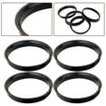 thumbnail image 1 of Rooha 2Pair Car Hub Centering Rings 74.1X72.6 Mm For Bmw Wheel Bore Center Spacer Black Hub Centric Rings Automobile Tire Accessories, 1 of 8