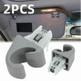 thumbnail image 1 of Rooha 2Pcs Car Sun Visor Hook Clips For Toyota For Camry For Corolla For Highlander For Prius For Rav4 For Solara Gray Sun Visor Clip, 1 of 9