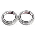 thumbnail image 1 of Rooha 2Pcs For Mercedes- For Benz A B Class Gla Cla Car Ac Control Cover Diamond Air Condition Switch Button Trim Ring Interior Access, 1 of 9