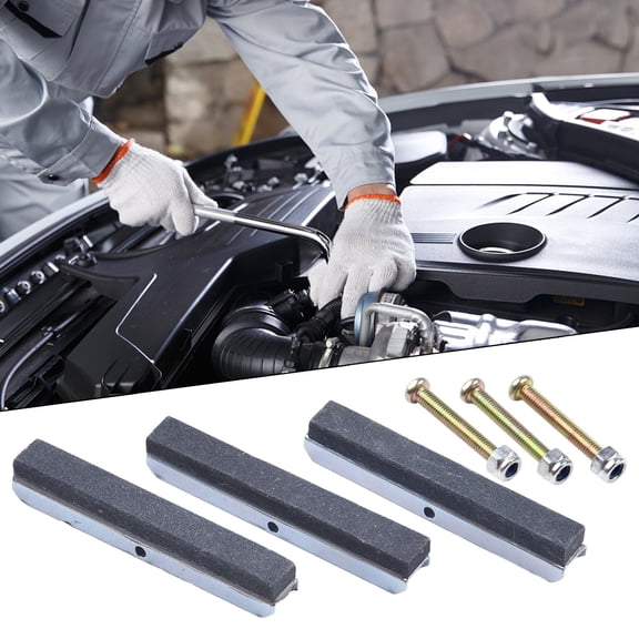 Rooha 3Pcs 1-1/8" 2" 3" 4" Engine Cylinder Hone Shaft Replacement Stones Honing Tool Car Accessories Tools