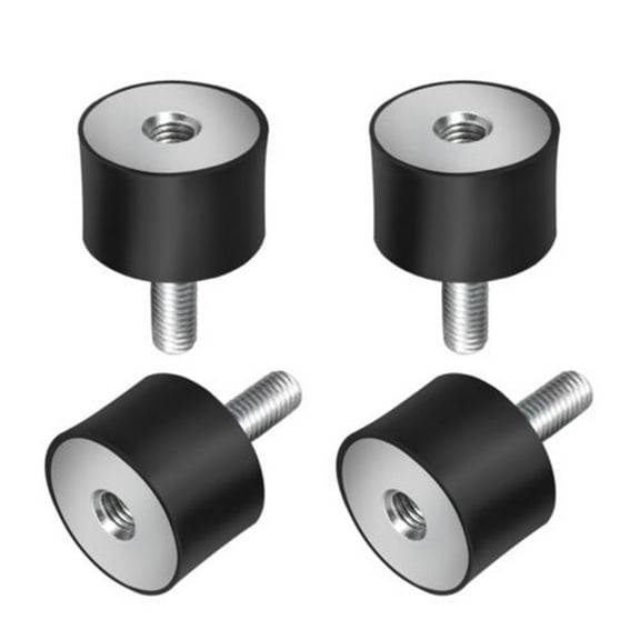 4Pcs M8 Anti Vibration Rubber Mounts High Quality Exhaust Car Shock Absorber