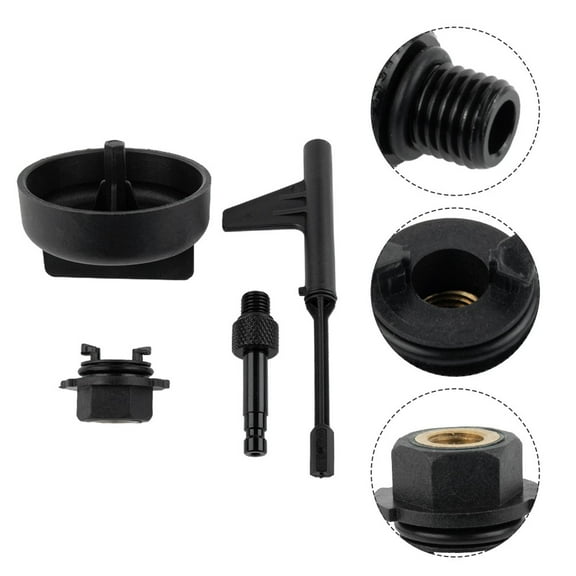 Rooha 4Pcs Transmission Oil Filling Adapter Tool Set For Mercedes 725.0 9-Speed Refill Adaptor Tool