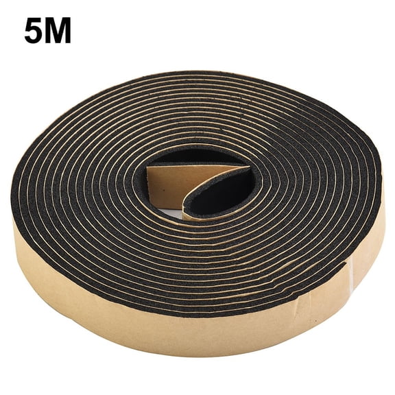 Rooha 5M Car Side Door Glass Seal Weatherstrip Rain Visor Car Side Door Window Glass Seal Strip Weatherproof Rain Shield Foam