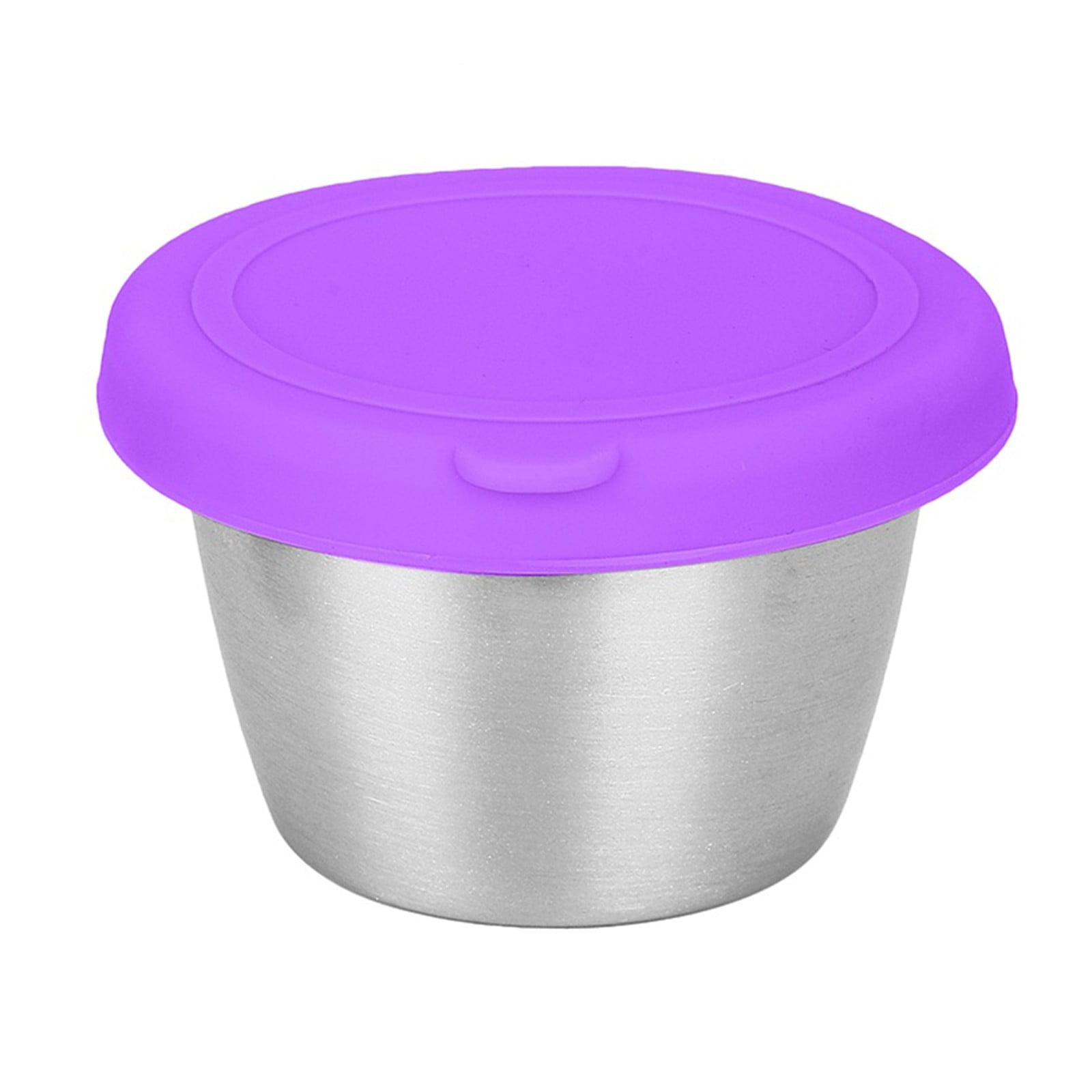 Rooha 70Ml Condiment Container Salad Box Sauce Cup Stainless Steel Leak