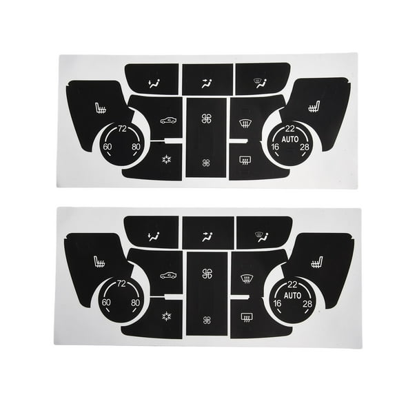 Rooha Button Decal Sticker For Buick Verano For Encore Hvac Control 2013 2015