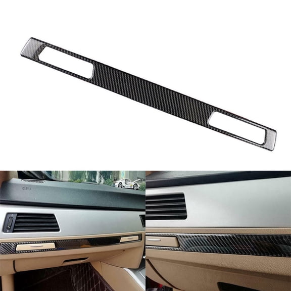 Rooha Car Copilot Water Cup Holder Panel Trim Carbon Fiber Decorations Interior Accessories For Bmw 3 Serie E90 E92 E93