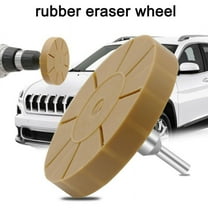 Rooha Car Grinding Wheel W/ Drill Adapter Eraser Rubber Sticker Supplies 3.5-Inch Equipment