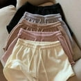thumbnail image 1 of Rooha Everyday Use Black Comfortable Shorts Soft Comfortable Shorts Beach Casual Shorts New Condition Solid Pattern Commuting Outfit, 1 of 5