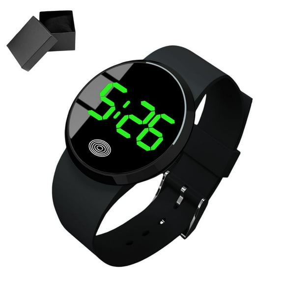Rooha Fashion Plastic Watch Led Electronic Watch Clear Hour Display Long-Term Use Material Simple Design For Business
