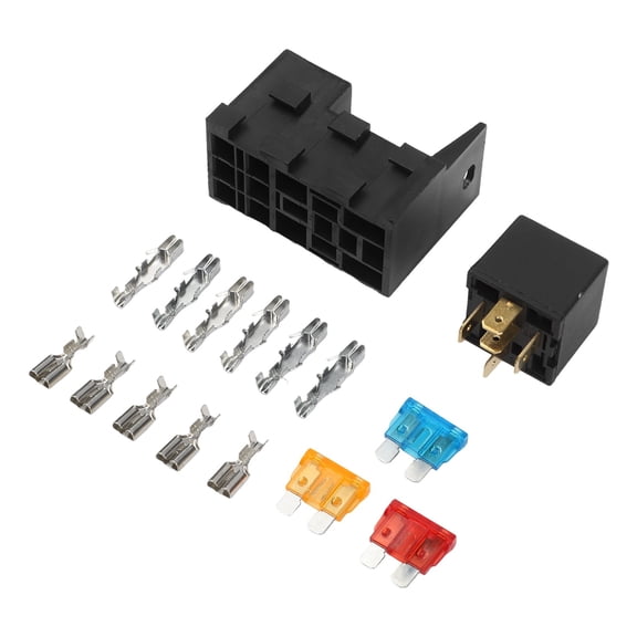 Rooha For Automotive 4 Slot Relay Fuse Holder Box Perfect For Trailers And Campers