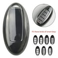 thumbnail image 1 of Rooha For Nissan For Infiniti Black Transparent Key Fob Case Cover Holder Accessories, 1 of 9