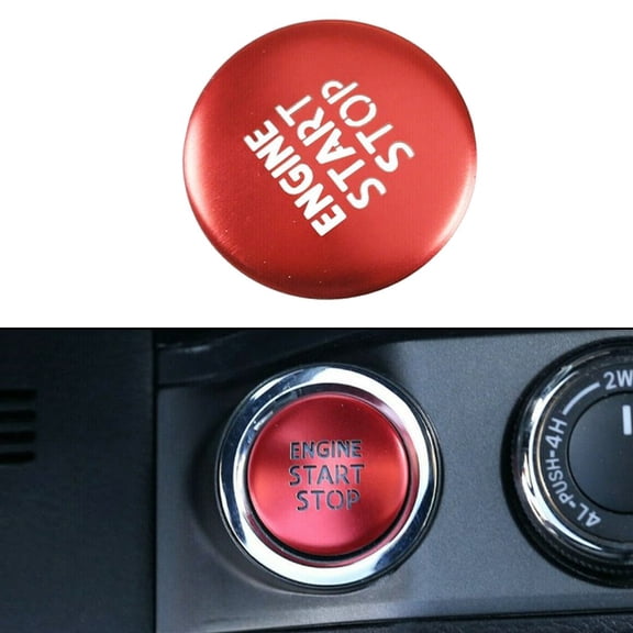 Rooha For Toyota For Tacoma 2016-23 Start Engine Button Cover Car Accessories