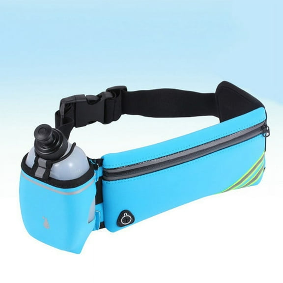Rooha Hydration Running Belt Fanny Waist Pack Sports Fitness Bag + Water Bottles Set Single Water Bottle Waist Bag