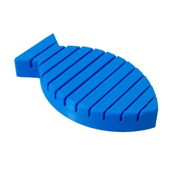 Rooha Plastic Fly Tying Feather Folding Blok Fly Tying Tool Hackle Holding Tools