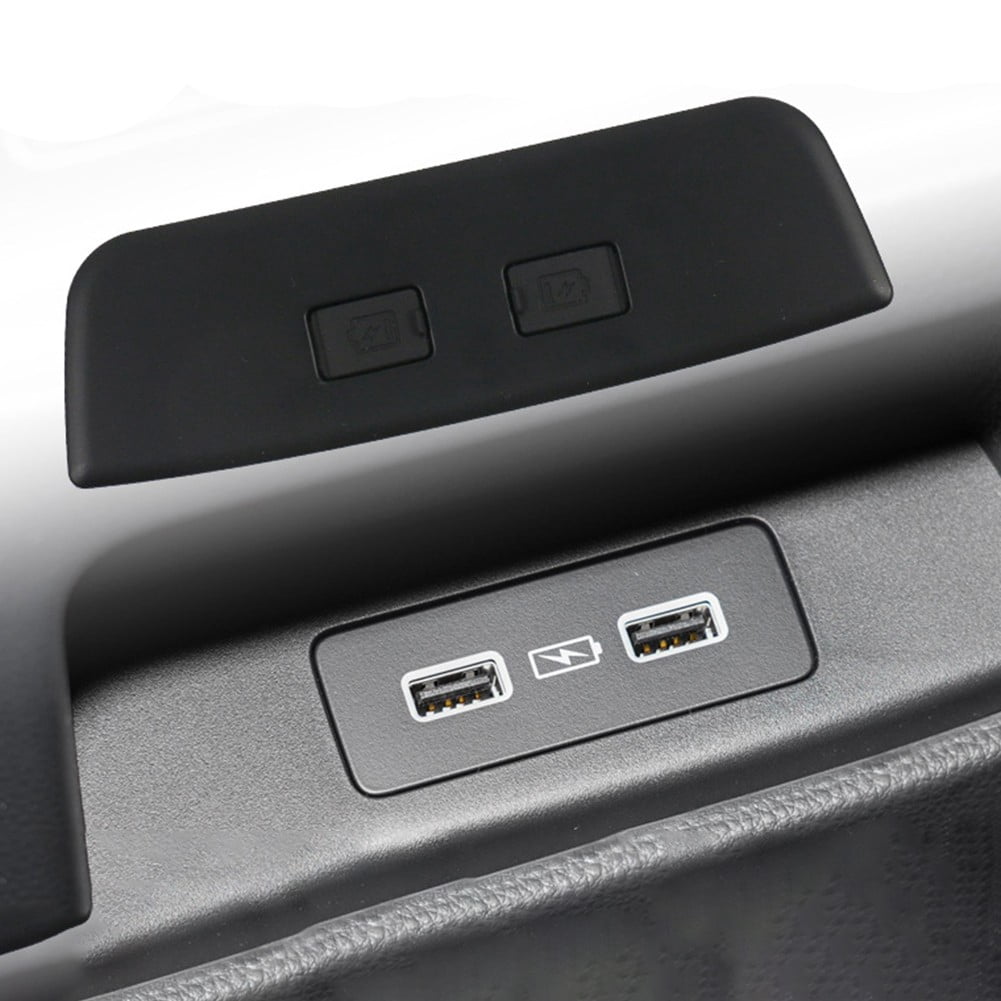 Rooha Rear Console Center Usb Equip Charging Port Protective Cover For ...