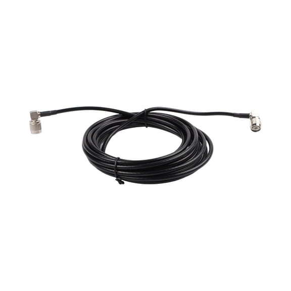 Rooha Right Angle TNC Male to Male GPS Antenna Cable 15FT for Garmin GPSMAP Guide Plus CFX-750 Receivers Black