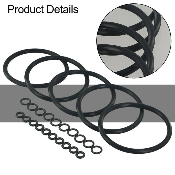 Rooha Silicone Rubber O-Rings Cornelius Keg Corny Keg Seal Wine Making For Beer Replacement Cornelius Set O-Ring Homebrew Kit