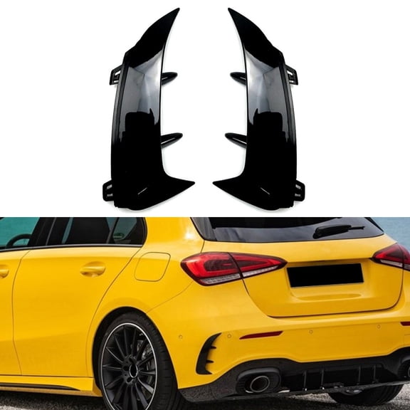 Rooha Spoiler Bumper Spoiler 1 Pair Rear Bumper Spoiler Car Rear Bumper Lip Spoiler For Mercedes For Benz Cla W177 Hot Sale Brand New