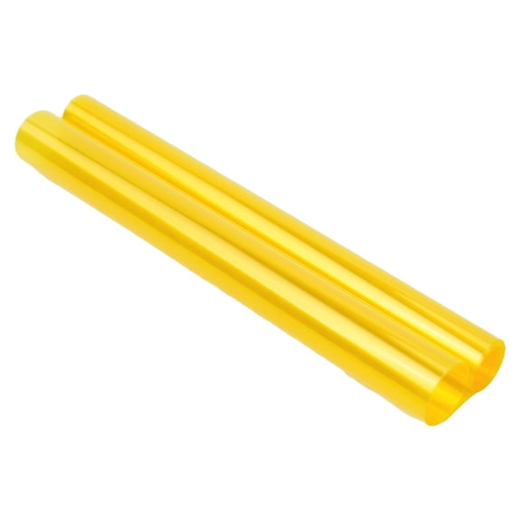 Rooha Sporty Racing Yellow Vinyl Film Trim Wrap For Headlights Tail Lights Fog Lights Side Markers Bumpers Long Lasting 12X48