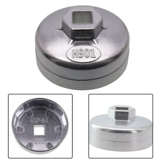 Rooha Wrench 64Mm Wrench Tools For Car Repair 14 Flutes Oil Filter Cap Remover 901 H901 Replace Automobiles Parts