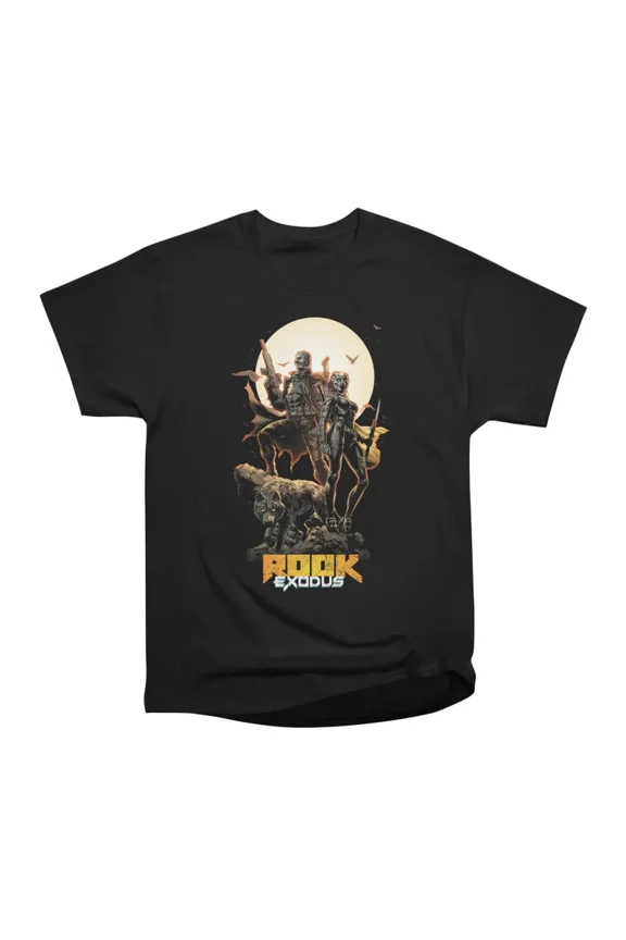 Rook Exodus Rook Dire Wolf Logo Bottom T-Shirt Tee Gift For Him Merch For Her Apparel For