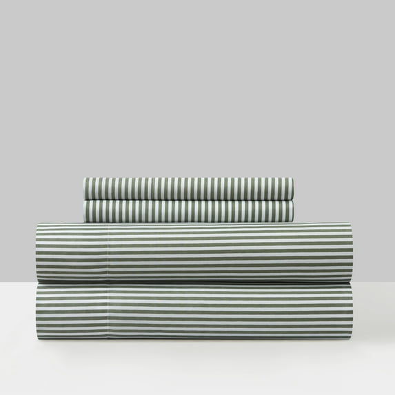 Rooke 3 or 4 Piece Sheet Set Super Soft Contemporary Two Tone Striped