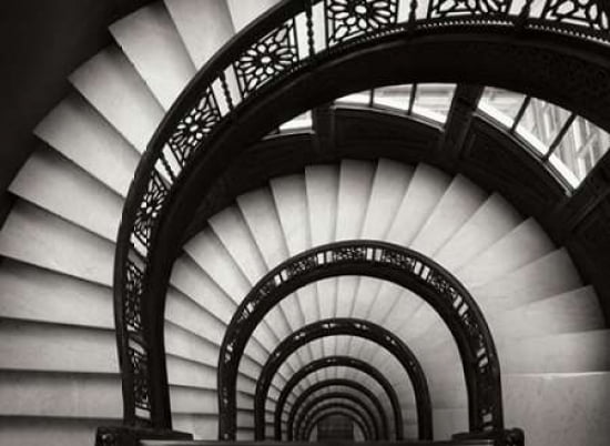 Rookery Stairwell Canvas Art - Jim Christensen (18 x 24)