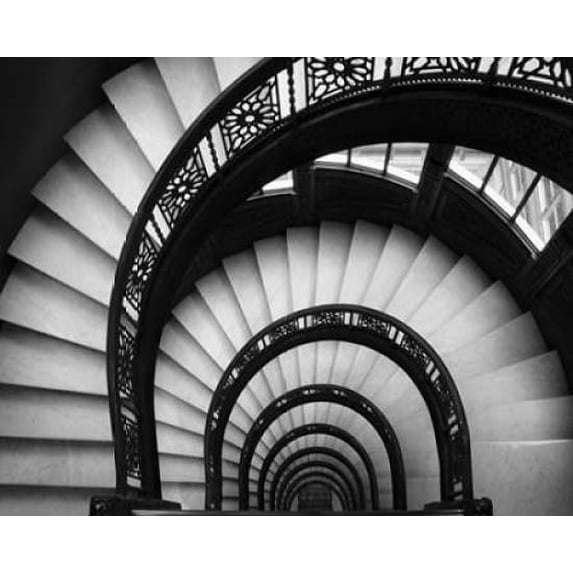 Rookery Stairwell Poster Print by Jim Christensen (8 x 10)