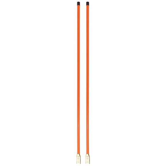 Rookie Poles Heavy-Duty Orange .75 Inch x 48 Inch - 2 Pack