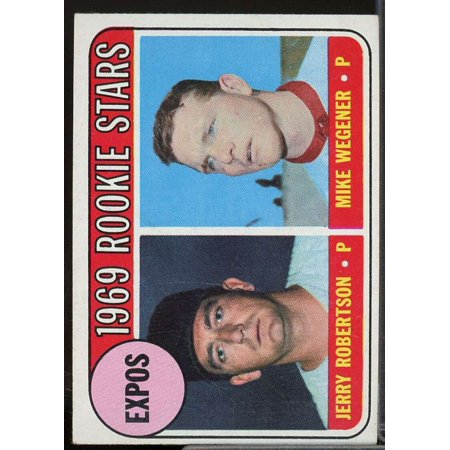 Rookie Stars/Jerry Robertson RC/Mike Wegener Rookie Card 1969 Topps #284