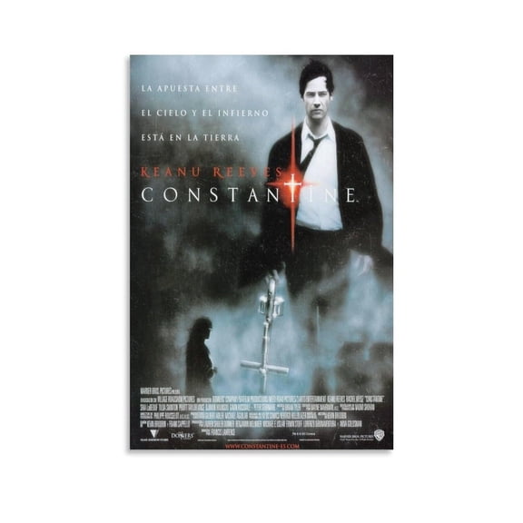 Room Aesthetic Poster Classic Movie Constantine Movie Posters Cool Artwork Wall Art Home Decor Gift Ideas Poster Decorative Painting Canvas Wall Art Living Room Posters Bedroom Painting