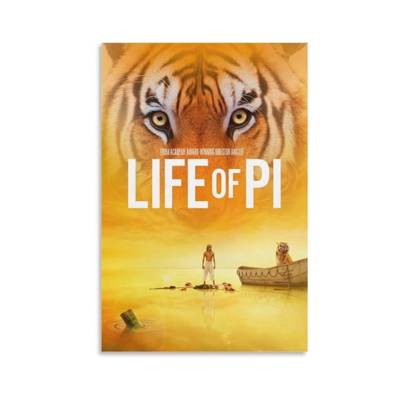 Room Aesthetic Poster Classic Movie Life of Pi Movie Posters Cool Artwork Wall Art Home Decor Gift Ideas Canvas Art Poster And Wall Art