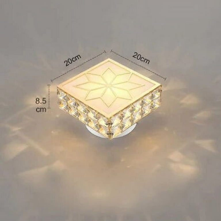 2024 New Room Aisle Modern LED Ceiling Lights Balcony Crossing Light Indoor Decorate Corridor Bedroom Ceiling Lamp Cloakroom Porch Size Warm White