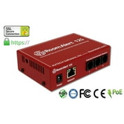 Room Alert 12S Proactive Environment Monitor   Built-in Temperature Sensor, Supports SSL/TLS, SNMP v3, App Alerts, Made in USA