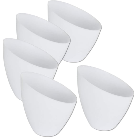 Room Basics 5-Set Acrylic Shades (Frosted White Extra - thick version)