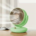 thumbnail image 1 of Room Circulator Fan With Three Speed Settings,Adjustable Desktop Cooling Fan For Home Office Dormitory Use Quiet Powerful Air Circulator Portable Table Fan For Indoor Comfort（Green）, 1 of 6