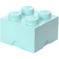 thumbnail image 1 of Room Copenhagen 40030642 Lego Storage Brick, 4 Knobs, Aqua Light Blue, 1 of 6